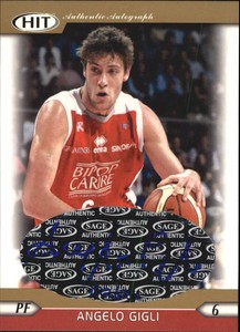 2005 SAGE HIT Autographs Gold #A12 Angelo Gigli /250
