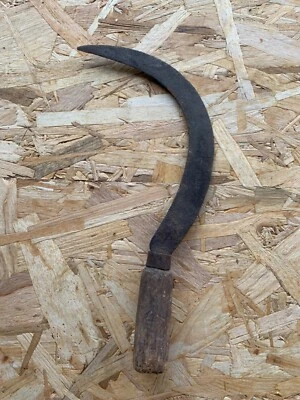 Faucille Outil ancien serpe serpette agricole ferme scie  herboriste jardin (4 - Photo 1/4