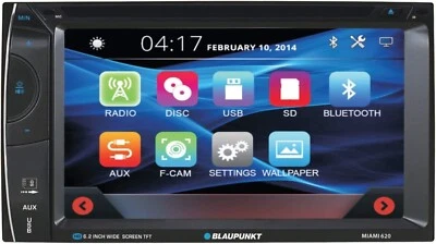 Blaupunkt MIAMI620 -6.2" Touch Screen Multimedia Car Stereo Receiver w/Bluetooth - Image 1 of 4