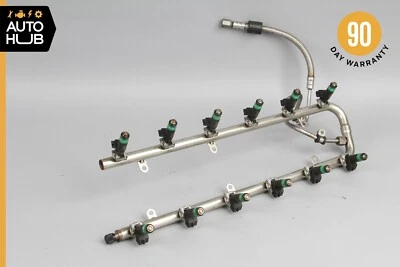 Carril inyector de combustible 03-14 Mercedes W221 S600 CL600 S65 AMG M275 2750700695 OEM Foto 1 de 4