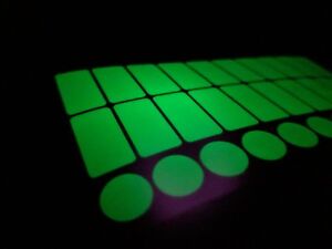 Glow in the Dark Vinyl Light Wall Switch Sockets Stickers x 30 safety