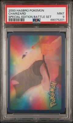 Pokemon 2000 PSA 9 MINT Lenticular Charizard Hasbro Special Edition Battle Set - Image 1 of 2