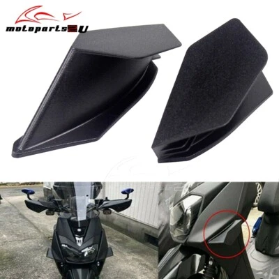 Kit alerón aerodinámico winglet negro para motocicleta Honda Yamaha Kawasaki Foto 1 de 4