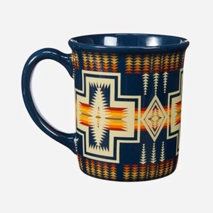 Pendleton Legendary Ceramic Mug, Harding Navy, One Size, New in Gift Box! - Picture 1 of 1