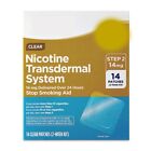 Nicotine Transdermal System Step 2 Clear Patches, 14 mg, 14 Count