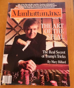 Manhattan Inc Magazine Apr 1988 Donald Trump Art of the Steal; Bergdorf Goodman - Imagen 1 de 5