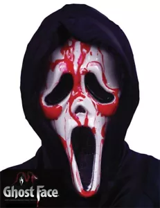 Scream GhostFace Bleeding Mask Officially Licensed Movie Ghost Face Fun World - Picture 1 of 1