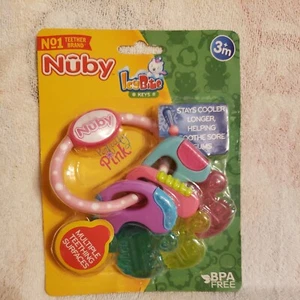 NEW NUBY ICY BITE KEYS TEETHERS BPA Free - Picture 1 of 2