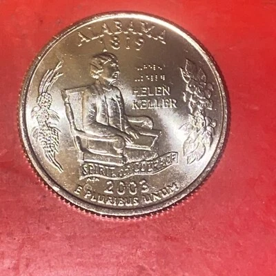 2003 D Alabama State Quarter • #241006 • Buy 10 Get 40% Off • BU - Image 1 of 2