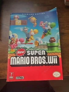 New Super Mario Bros Wii - Premiere Edition Game Guide And Poster - Bild 1 von 7