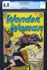 WONDER WOMAN #61 - CGC-6.0, CR-OW - Golden Age - Picture 1 of 3