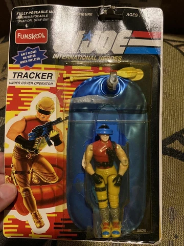Rare Funskool India Gijoe Tracker Variant Moc W Cracked Bubbles As Pictured Cover