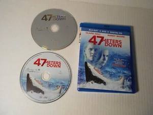 47 Meters Down Blu Ray & DVD Thriller Killer sharks Mandy Moore - Picture 1 of 9