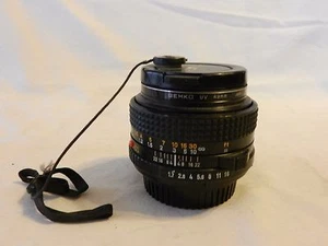 Vintage Minolta 50mm Wide Angle MD 1:1.7 Lens, and Filter - Picture 1 of 4
