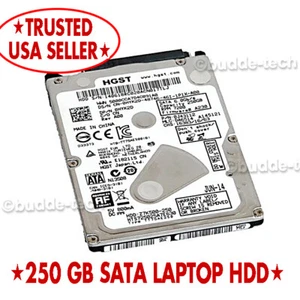 Laptop Hard Drive 250GB SATA WD Toshiba Seagate Windows HP Dell or Mac Apple OS - Picture 1 of 6