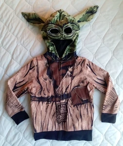 Star Wars Yoda Character Hood Kids Youth Toddler Jacket Coat - Kids XS Small - - Picture 1 of 10