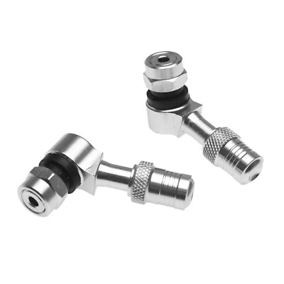 2pcs 11.3mm Wheel Tire Valve Stem Cap For Suzuki Yamaha Kawasaki Honda Aluminum - Image 1 of 4