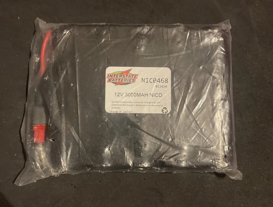 Open Box Interstate Batteries MB-0468 NIC0468 12V 3000MAH NICD Medical Battery - Image 1 of 1