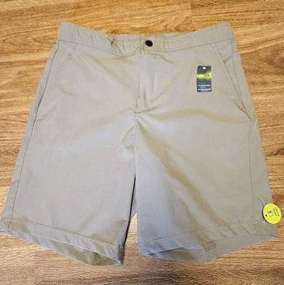 TEK GEAR PANTALONES CORTOS DRYTEK CAQUI PARA HOMBRE 9" ENTREPIERNA CORDÓN CINTURA BOLSILLO CON CREMALLERA ¡NUEVO CON ETIQUETAS! Foto 1 de 4