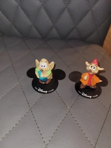 Vintage Keramik 1980er Disney Store Cinderella Gus & Jaq Mäuse Figuren 2er Set - Bild 1 von 8