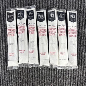 THE PET GOURMET Chew Stick Pumpkin & Honey • Medium Chew • 1.35 Oz• Pack Of 7 - Picture 1 of 4