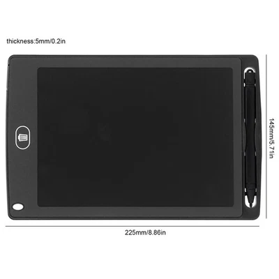 (Black) 8.5in LCD Writing Tablet With Pen Electronic Board Drawing Pad - Bild 1 von 4