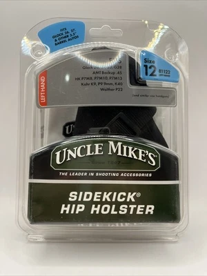 Uncle Mike's Sidekick Left-Handed Belt Holster for GLOCK 26, 27 & 33, Nylon - Image 1 of 2