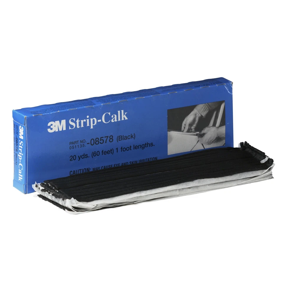 3M 08578 Black 1 Strip Calk