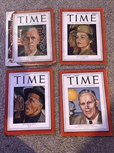 Time Magazine, January 3, 17, 24, 31, 1944 - Picture 1 of 9