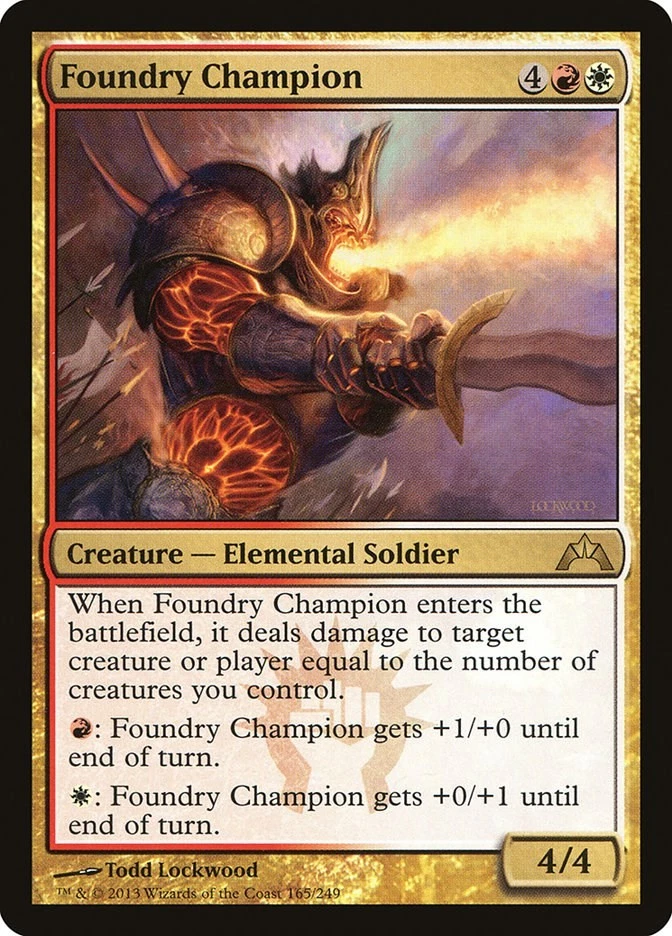 Foundry Champion 165 LP Foil Gatecrash MTG EN - Image 1 of 1