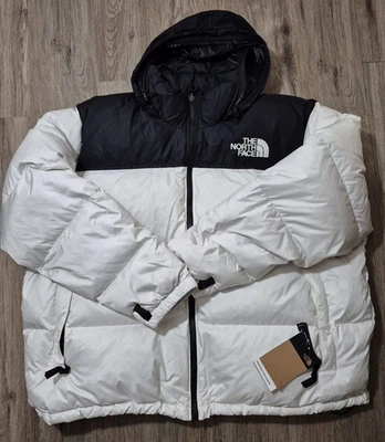 Chaqueta con Capucha The North Face 1996 Retro Nuptse Puffer 700-Abajo Talla 3X Blanca  Foto 1 de 4
