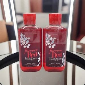 2 X 2025 Forever Red Vanilla Rum BATH & BODY WORKS BODY WASH SHOWER GEL 10 Oz - Picture 1 of 1