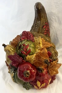 Chris Madden JC Penney Home Collection Cornucopia Horn Of Plenty, Large 14.5" - Picture 1 of 5