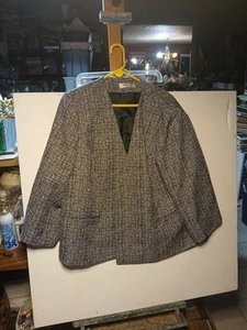 Cappotto vestito Kasper 24W bianco e nero - Foto 1 di 2