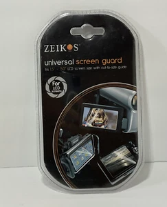 New Zeikos Universal Screen Guard, LCD Screen Protector Fits 1.5”-5.” Sealed - Picture 1 of 3