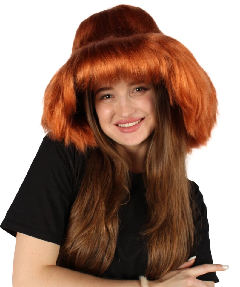 Adult Unisex White Furry Bucket Hat Cosplay Accessory | HA-039 - Image 1 of 4