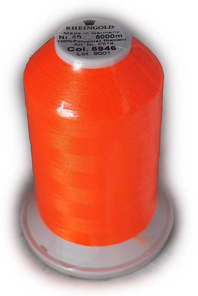 RHEINGOLD POLYESTER 5946 NEON ORANGE  914405946 - Image 1 of 1
