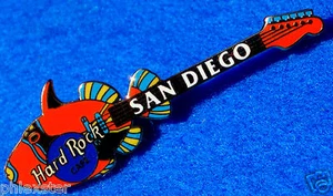 SAN DIEGO CALIFORNIA PARROT FISH GUITAR SERIES 2002 Hard Rock Cafe PIN LE - Picture 1 of 1