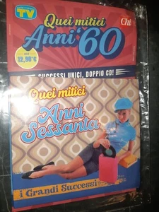 DOPPIO 2 CD QUEI MITICI ANNI 60 SESSANTA 40 SUCCESSI MONDADORI 2022 - Picture 1 of 2