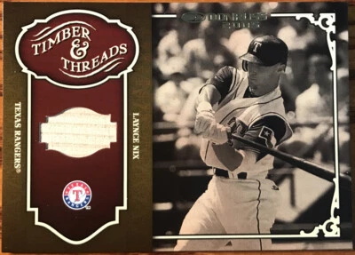 2005 Donruss Timber & Threads Bat Laynce Nix #TT-24 Texas Rangers - Image 1 of 2