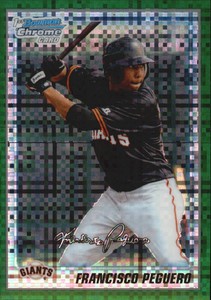 2010 Bowman Chrome Prospects Green X-Fractors #BCP189 Francisco Peguero