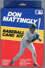 Don Mattingly 1989 CMC Baseball Card Kit Sealed In Box Record, Album 20 Card Set