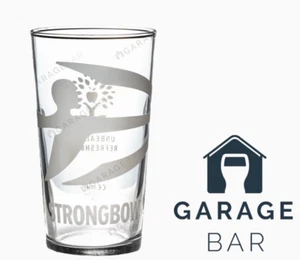 Single Strongbow Cider Conical White Print Pint Glass 20oz Brand New - Picture 1 of 2