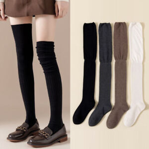 Knee Socks For Women In Autumn And Winter Long Tube Lengthened Cotton Thigh Sock