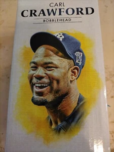 HOF Carl Crawford Tampa Bay Rays 2023 Hall Of Fame Bobblehead. NEW - Picture 1 of 4