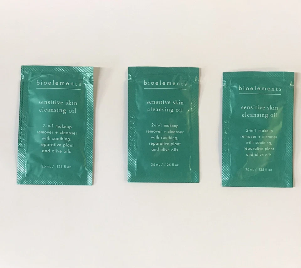 Bioelements Sensitive Skin Cleansing Oil Sample .125 oz (3 Pack) - Image 1 of 1