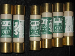 REN60 Renewable Fuses,  qty of 1, new - Picture 1 of 2
