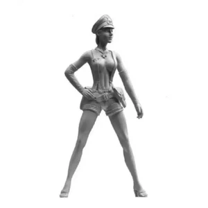 Kit Modelo Resina 1/16 Hermosa Chica Alemana Elsa Segunda Guerra Mundial Pin Up Sin Pintar - Imagen 1 de 2