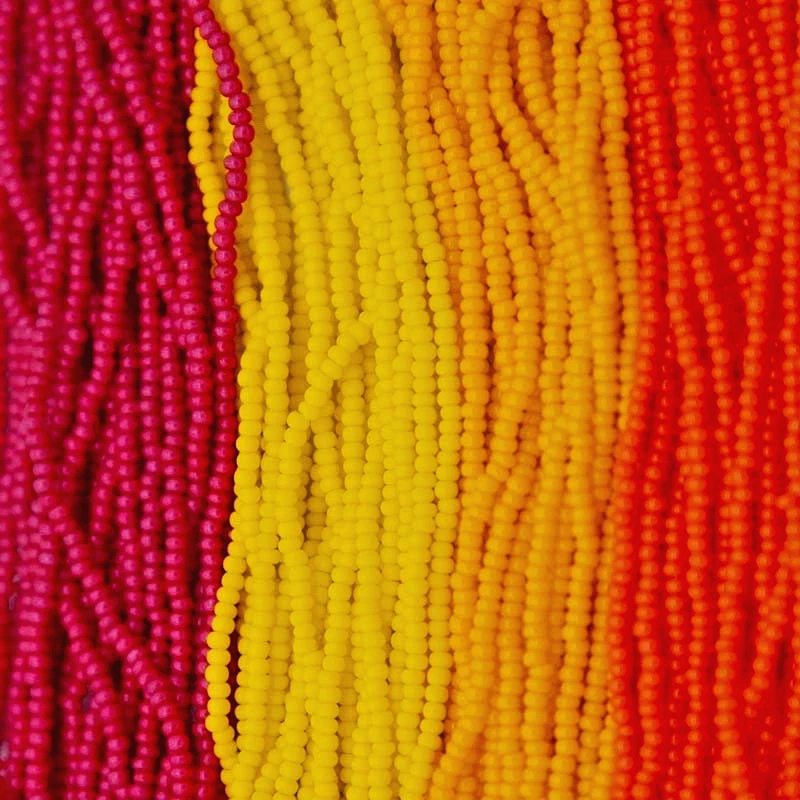 Checo 11/0 Preciosa Opaco Tropical Puesta de Sol Paquete Rocaille Vidrio Semilla Bea Foto 1 de 1