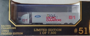 NASCAR - Prototipo #51 - 1993 Racing Champions 1:64 Die Cast Transporter - Imagen 1 de 10